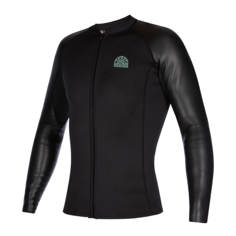 Mystic L/S Neoprene Vest Front Zip Men