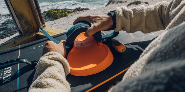 F-One Platinium 3 Bindings + Handle Foot Strap