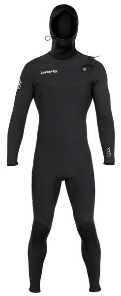 Hyperflex VYRL Mens Hooded Wetsuit 5/4mm - Chest Zip