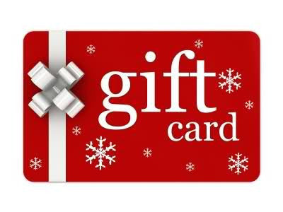 HAPPY HOLIDAYS GIFT CERTIFICATE